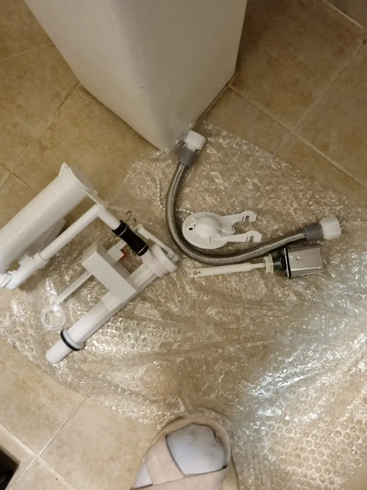 변기 부속품 교체 8